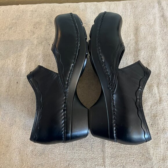 Bjorndal Woman's Black Leather Jace Maryjane Bohemian Clogs/Mules Sz 11 - Picture 6 of 11